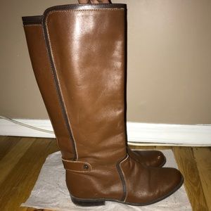 Brown Leather Riding Boots